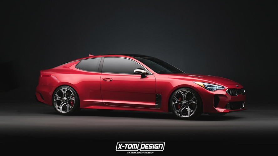 Kia Stinger Coupe Rendering