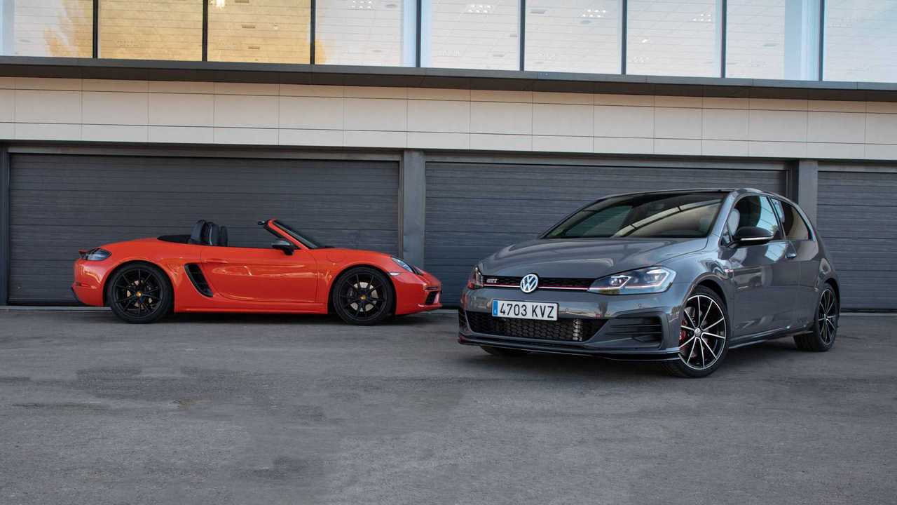 Prueba Porsche 718 Boxster T 2019 vs. VW Golf GTI TCR