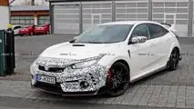 Scatti di tipo Mule Spy per test di tipo Civic Honda R