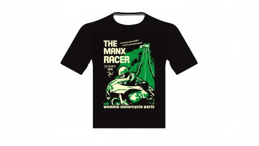 Isle Of Man Motorcycle T-Shirt On Sale For Charity