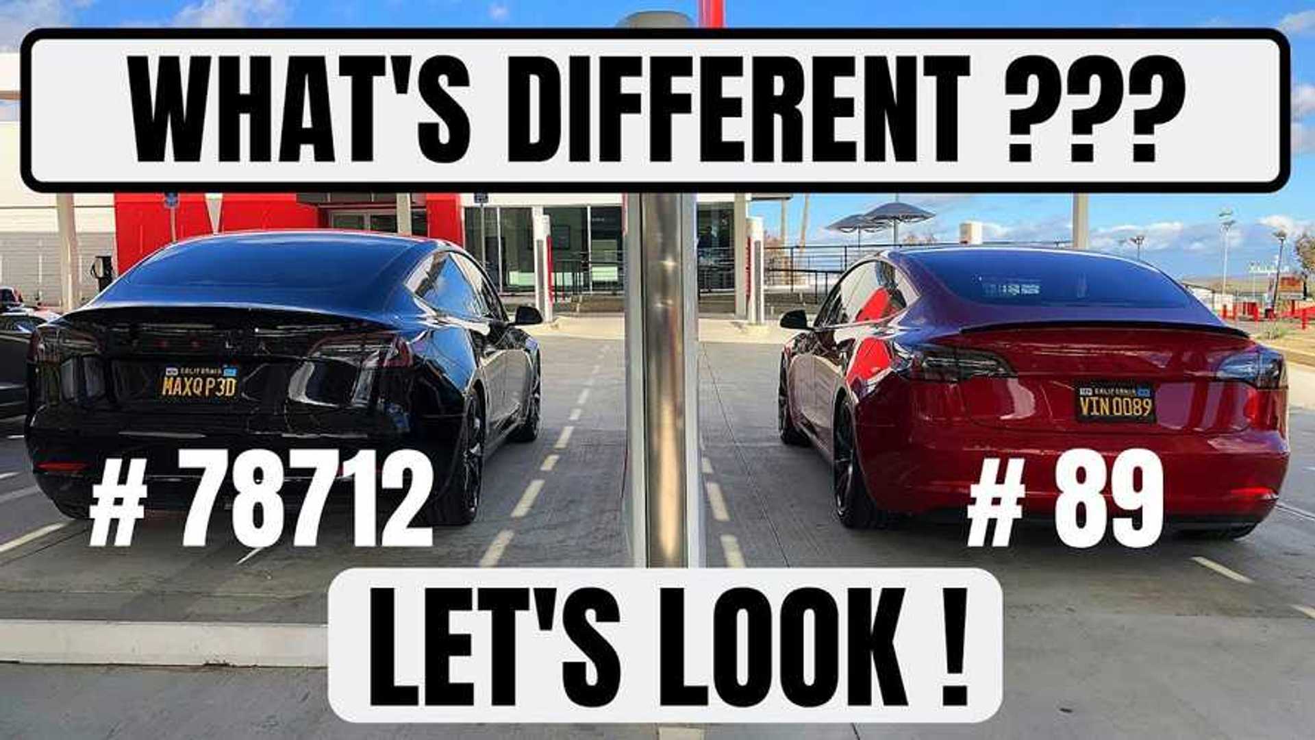 Tesla Model 3 VIN 89 Vs VIN 78712 What's Changed? Video