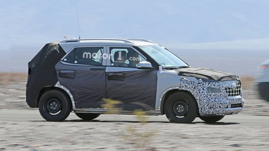 Hyundai compact SUV spy photo