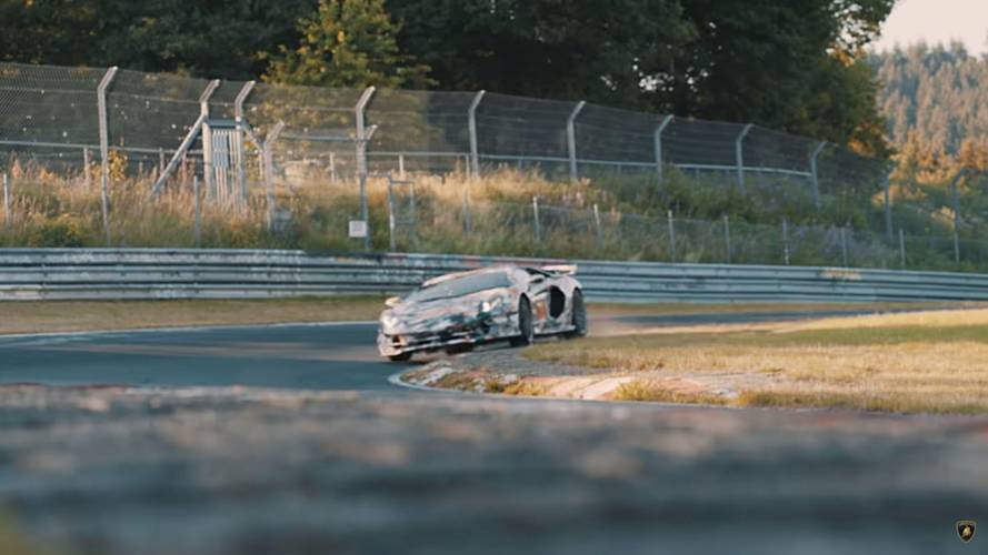 Lamborghini Aventador SVJ teaser