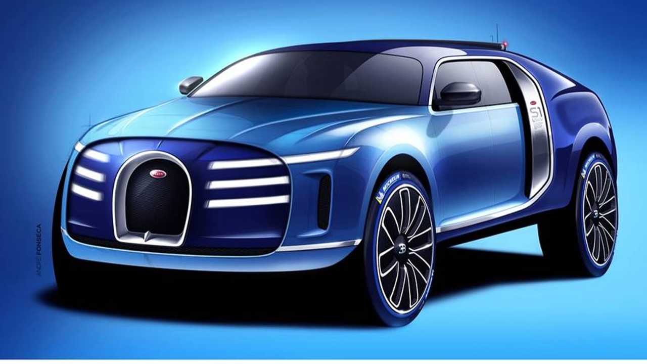 Bugatti SUV renderkép