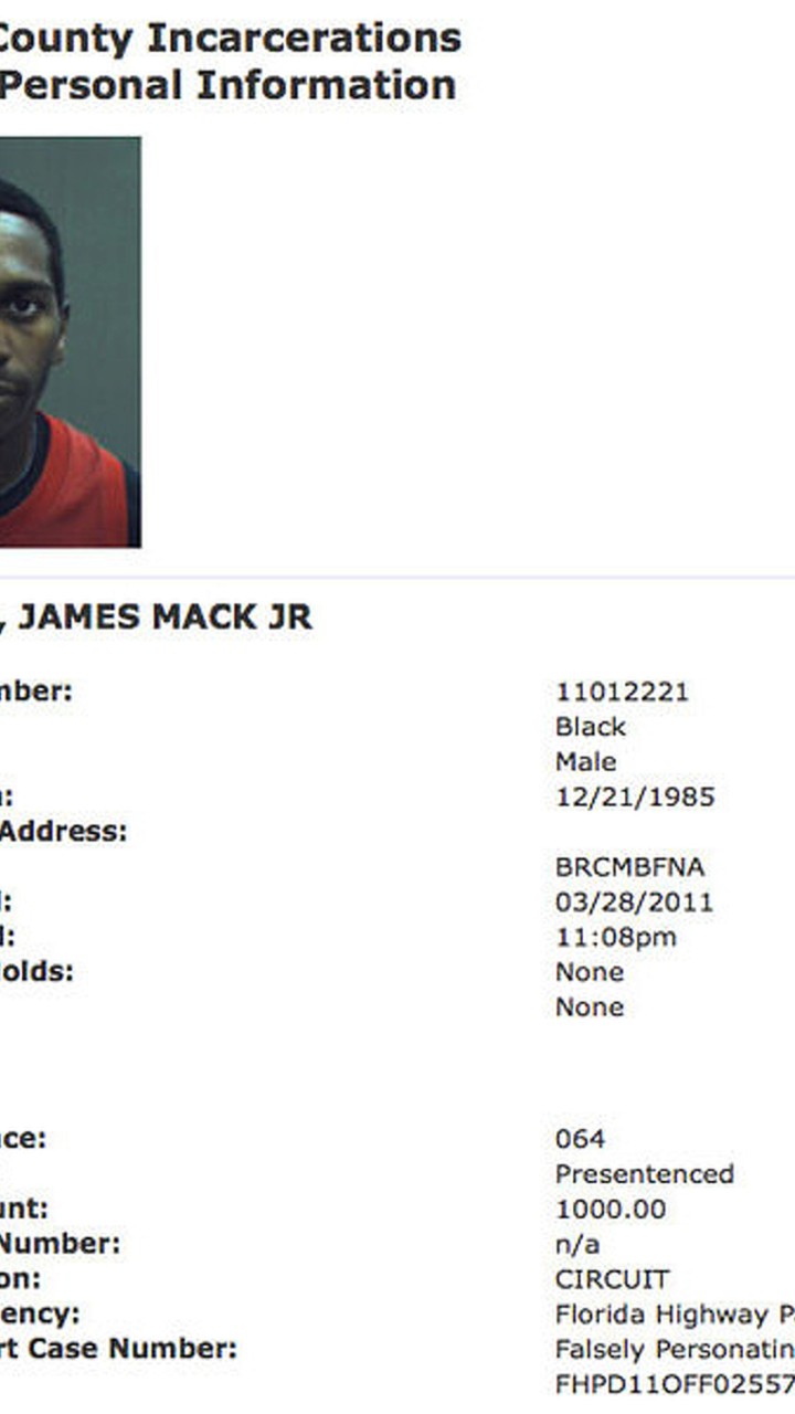 James Stewart arrested for impersonating cop