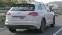 2018 VW Touareg yeni casus fotoğraflar