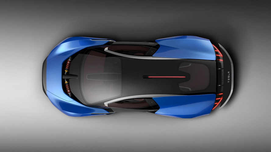 Tesla EXP hiper otomobil render