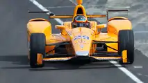 Fernando Alonso, Andretti Autosport Honda deja los pits por primera vez