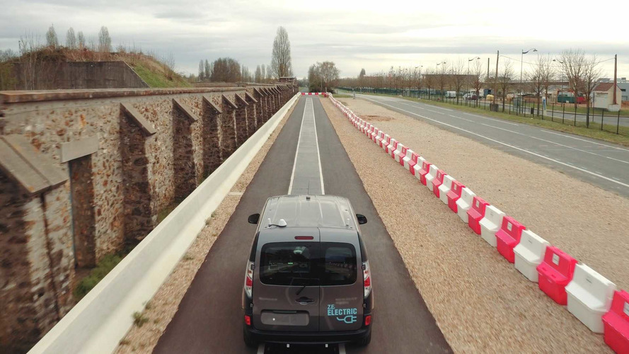 Renault Kangoo Z.E. recharge dynamique sans contact