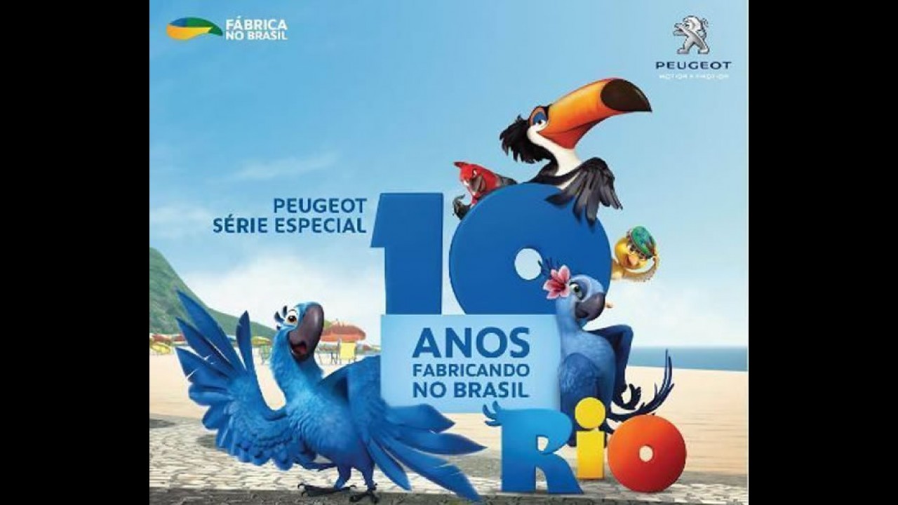 Peugeot comemora 10 anos de fabricação no Brasil com série especial