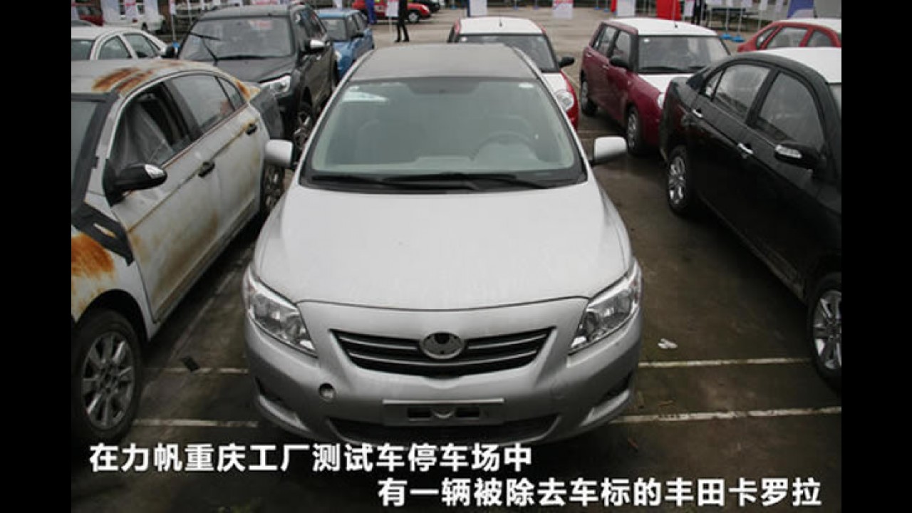 Nova geração do Lifan 620 será inspirada no... Corolla! De novo!
