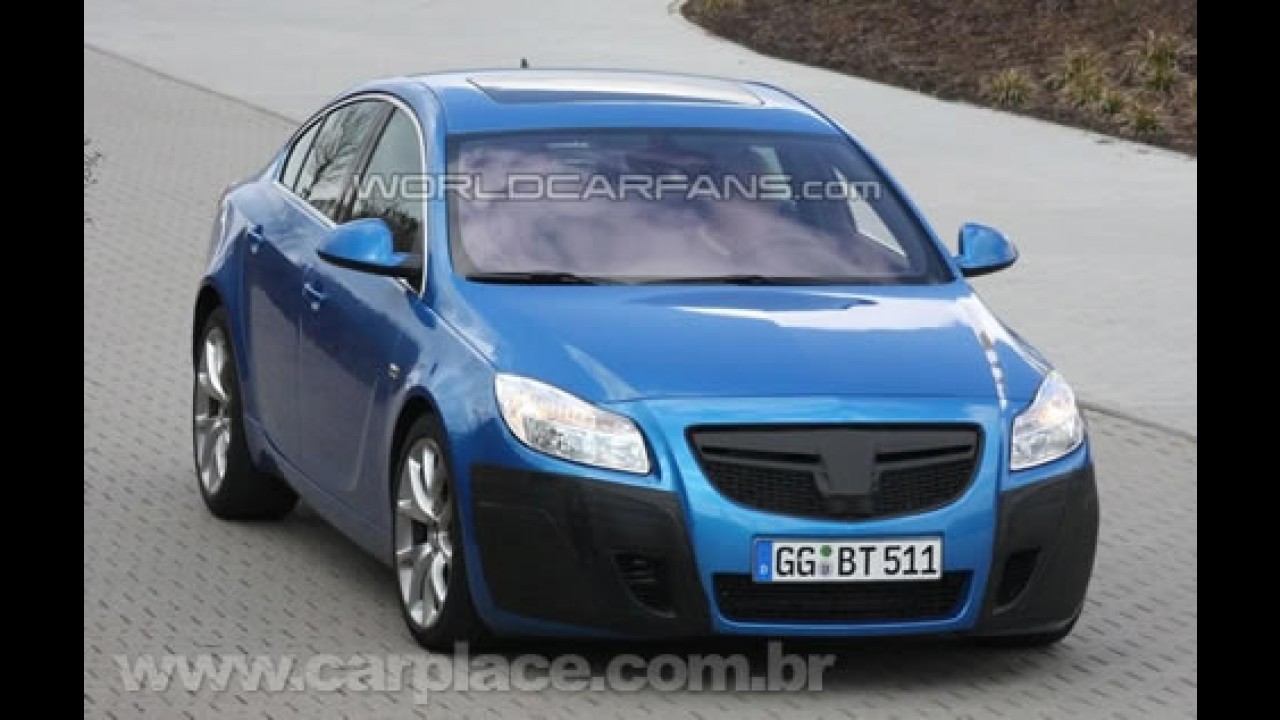 Opel Insignia OPC é flagrado - Versão esportiva pode ter 320cv de potência
