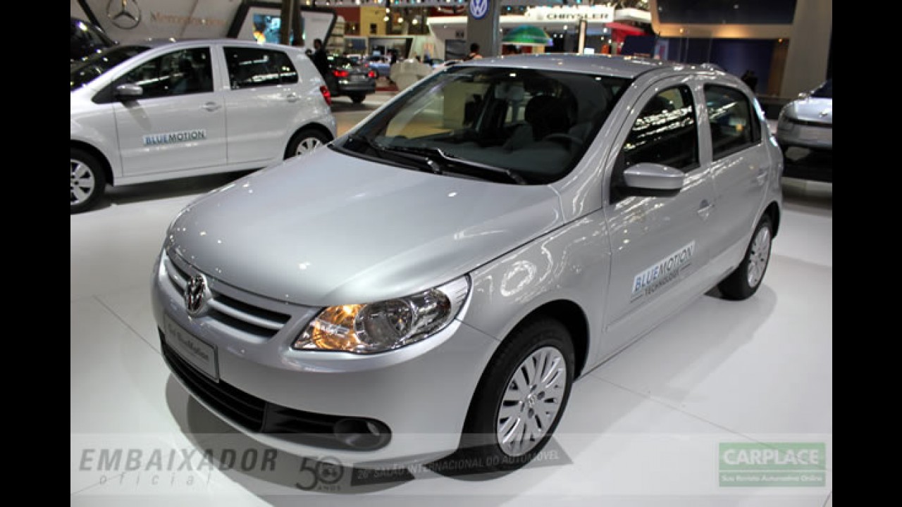 Salão do Automóvel: Volkswagen apresenta Fox e Gol Bluemotion