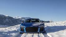 Audi R8 winter photo session