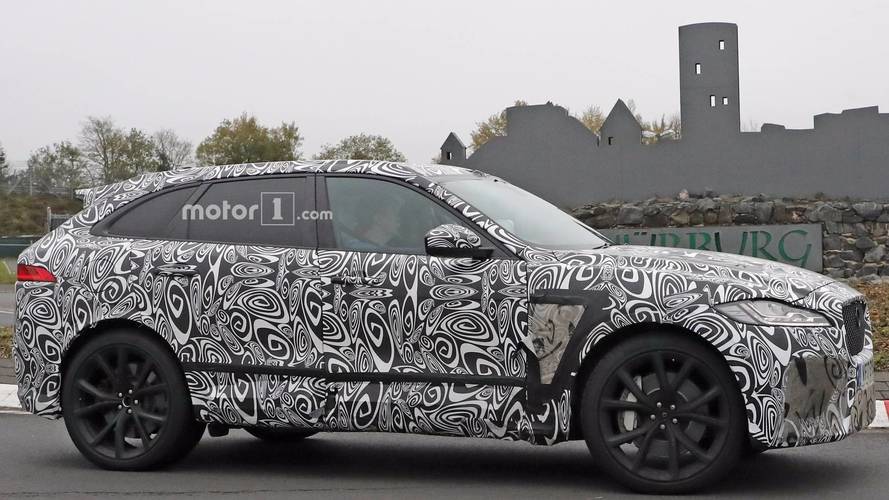 2019 Jaguar F-Pace SVR spy photo