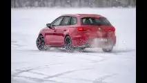 Seat, la prova del 4x4 sul ghiaccio