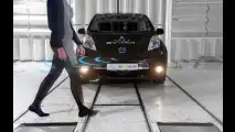 Nissan Leaf, avviso acustico intelligente