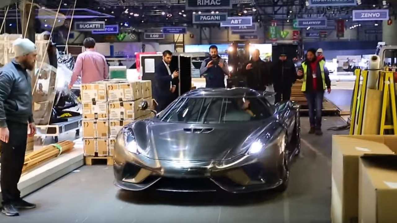 Koenigsegg Regera Leaving Geneva