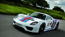 Porsche 918 Spyder with Martini Racing livery