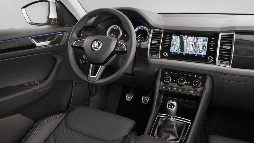 Skoda Kodiaq shows its hugely spacious interior