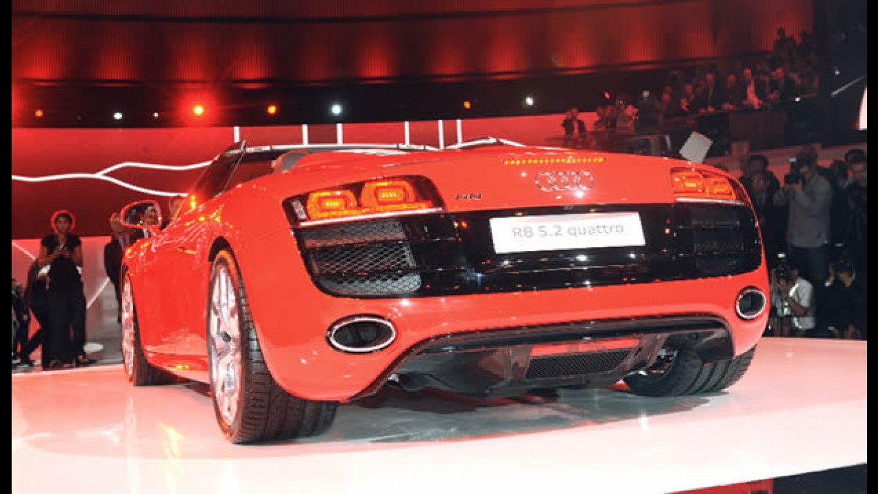 Salão de Frankfurt: Fotos do novo Audi R8 Spyder 5.2 Quattro ao vivo