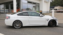 2017 BMW M4 facelift spy photo