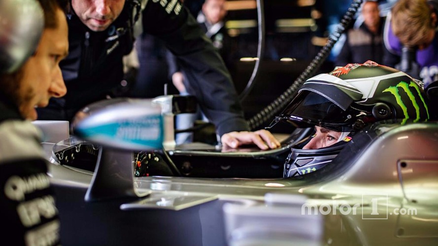 Jorge Lorenzo tests Mercedes-AMG F1 car