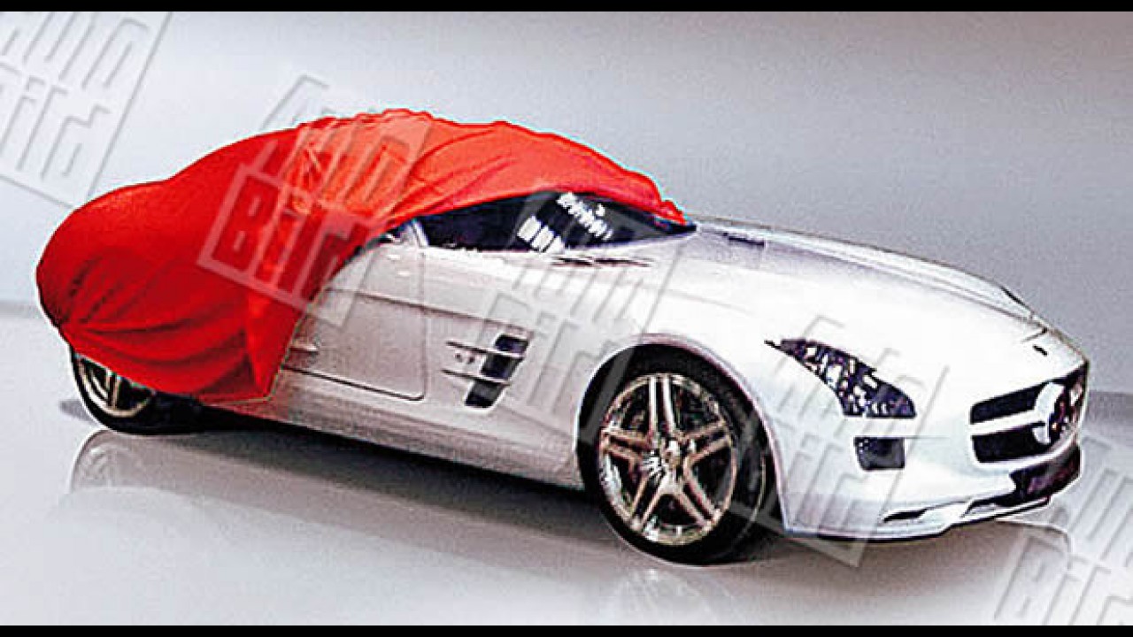 Revista revela o novo Mercedes-Benz SLS AMG Gullwing e suas portas estilo "asa de gaivota"
