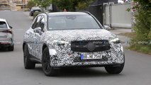 2023 Mercedes GLC spied with rear-wheel steering