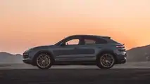 Profil latéral extérieur du Porsche Cayenne Turbo GT 2022