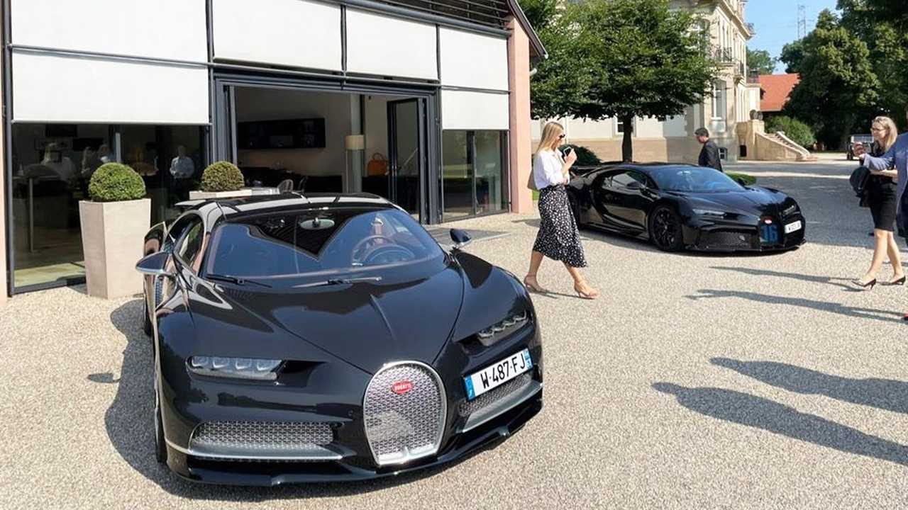 Mate Rimac visite Bugatti