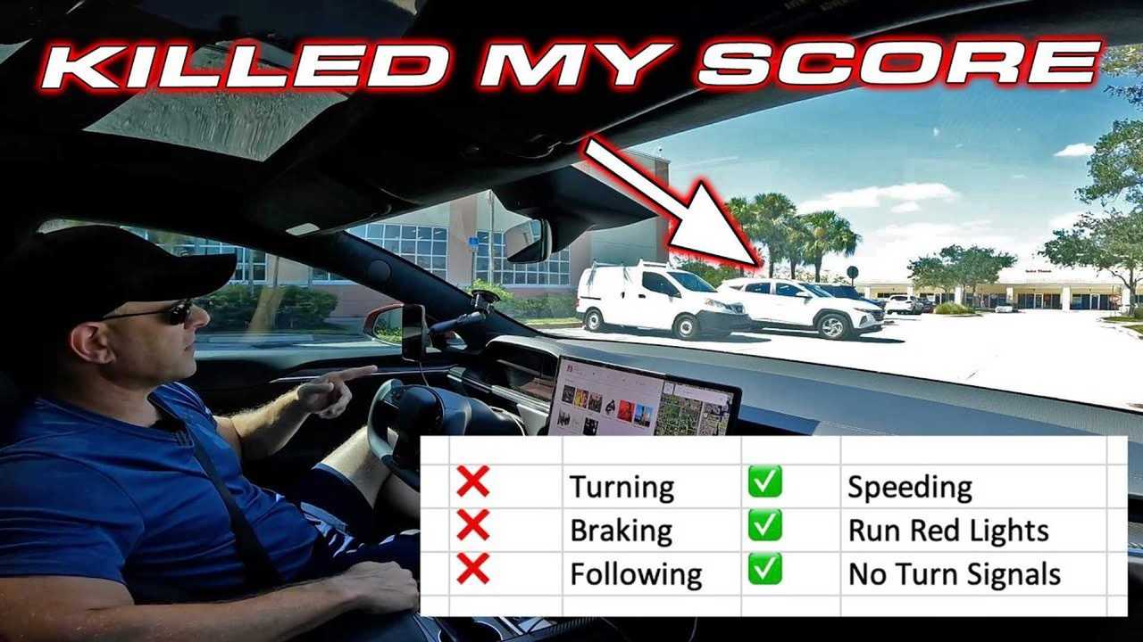 Tesla Safety Score Speed, Ignore Red Lights, But Don't Brake!
