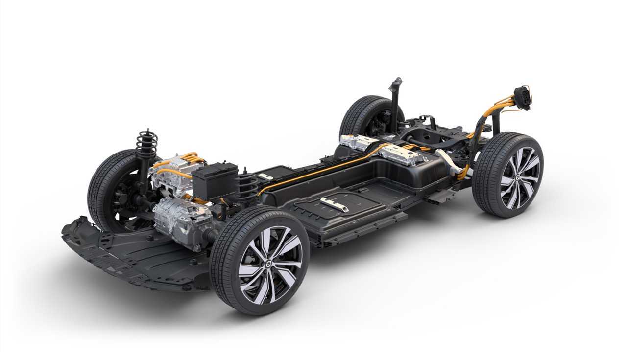 Volvo XC40 Recharge Pure Electric mit Frontantrieb (Chassis)