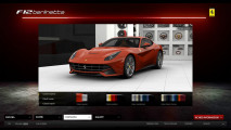 Ferrari F12berlinetta. Il sito web