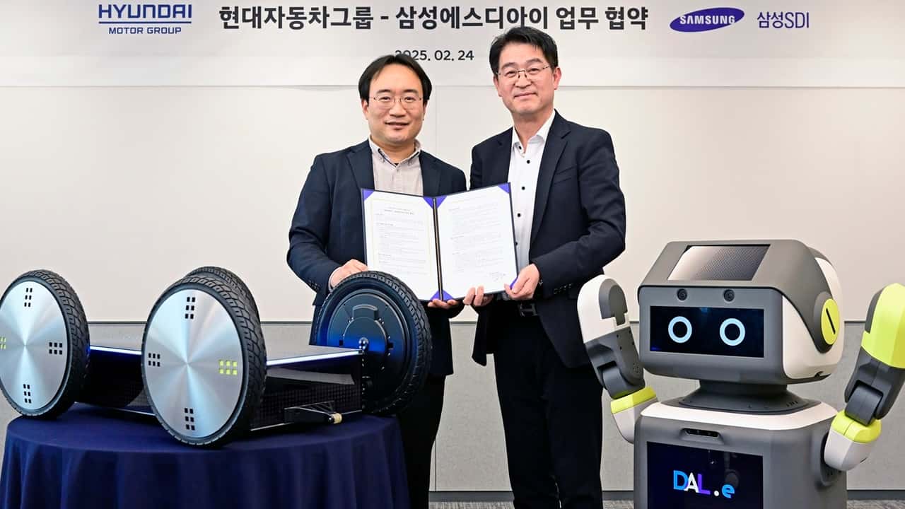 Hyundai, Kia e Samsung per le batterie dei robot