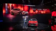 Mercedes CLA L auf der Auto Shanghai
