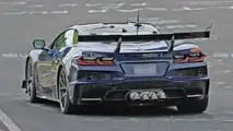 2026 Chevrolet C8 Corvette Zora spy shots undisguised exterior 21