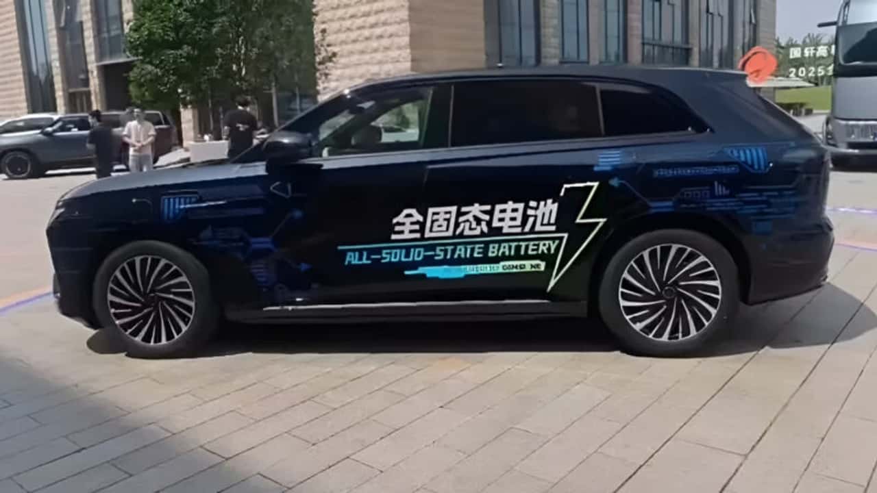 Chery Exeed Sierra ET con batterie allo stato solido