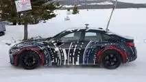 Foto spia EV a quattro motori basati su BMW i4 M50