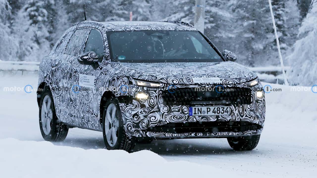 Audi Q3 (2024) auf neuen Erlkönigbildern