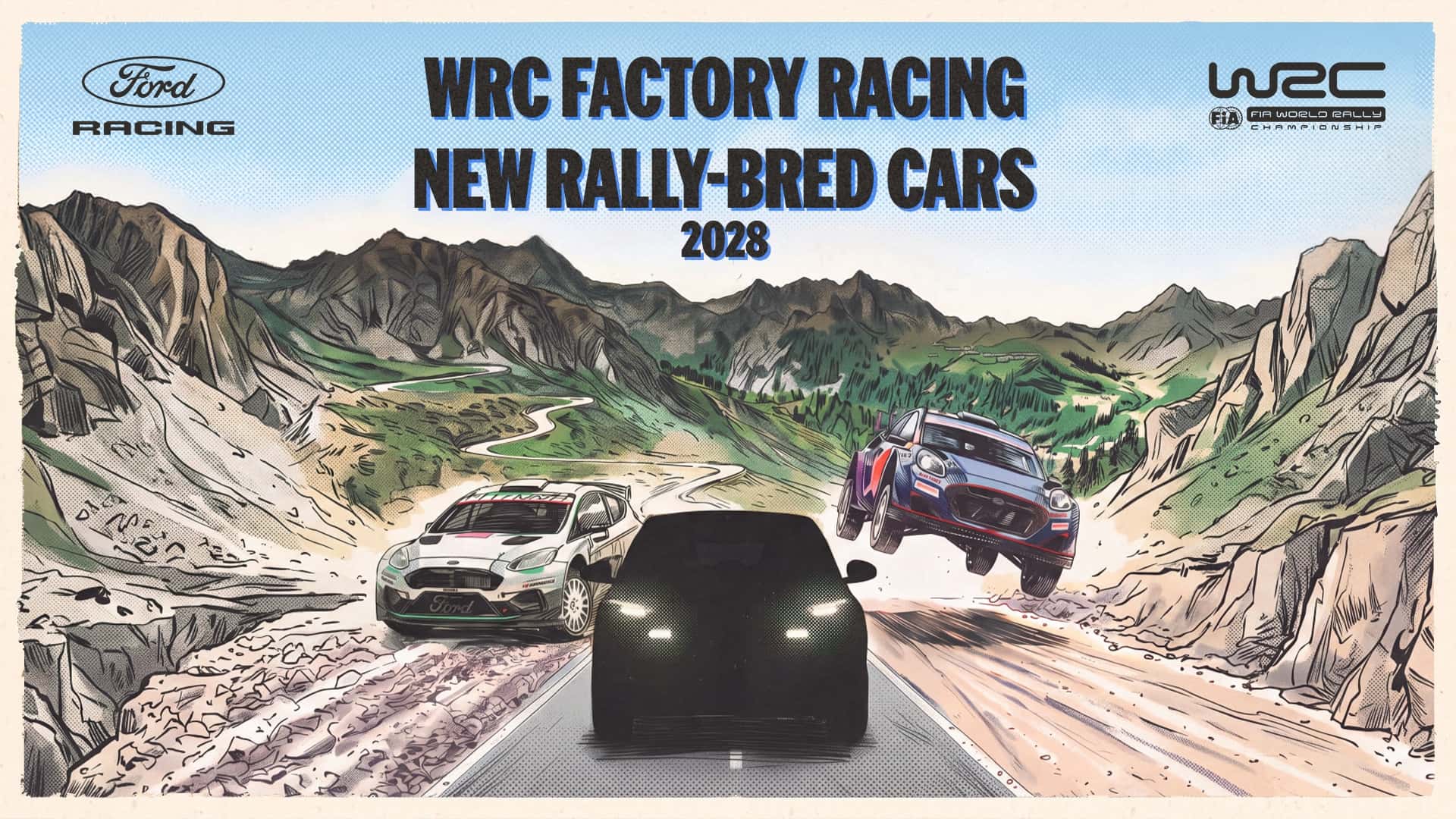 福特宣布 2028 年重返 WRC 世界越野錦標賽，將賽事經驗導入量產車輛