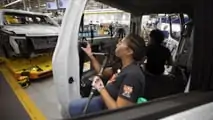 Ford F-150 Lightning production restart at Rouge Electric Vehicle Center on August 1, 2023
