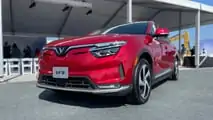 VinFast VF8 in Red