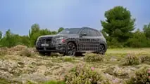 2025 BMW X3 camouflaged prototype