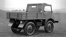 Consegna del primo Unimog 1949 prodotto in serie
