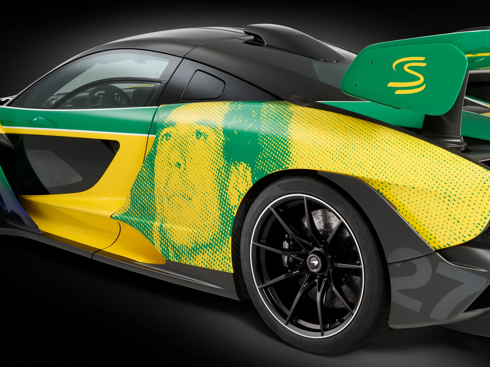 McLaren Painted Senna's Face on the Side of a Senna