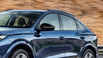 Audi Q6 e-tron Sportback, il render di Motor1.com