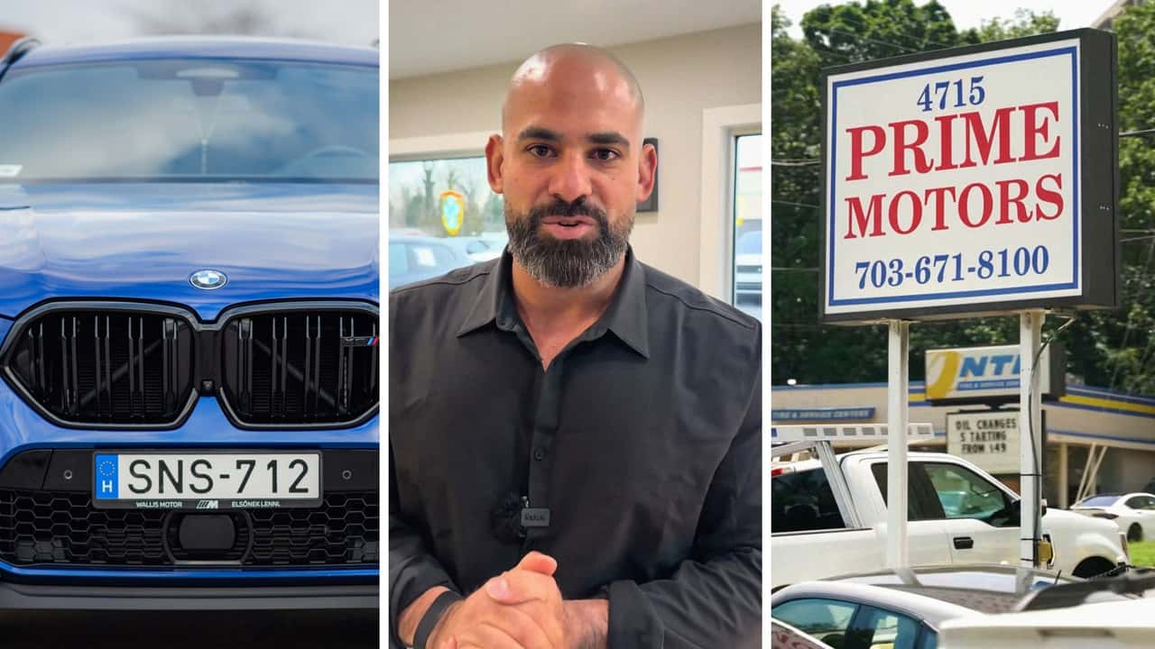 Man buys BMW