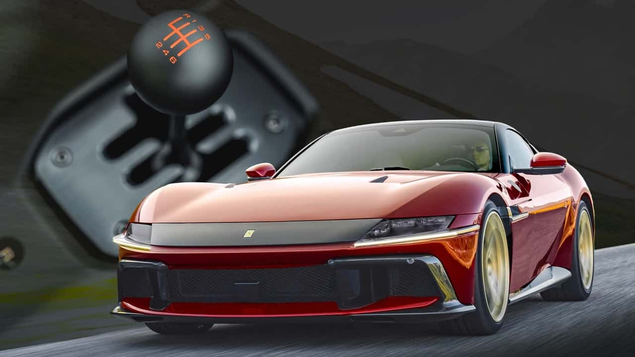 Ferrari 12Cilindri Manuale offers simulated manual gearbox — not a true one