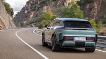Porsche Cayenne Turbo Electric (2026) in Mysticgrünmetallic: Das Exterieur
